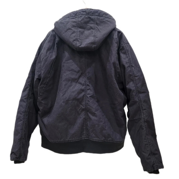 Eddie Bauer Workwear Hooded Duck Canvas Work Jacket ,Men's Medium NWOT - Picture 2 of 9